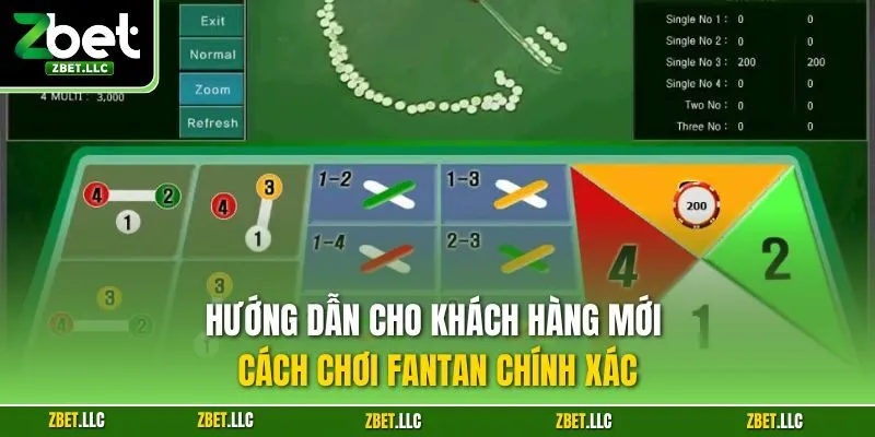 Hướng dẫn cho khách hàng mới cách chơi Fantan chính xác